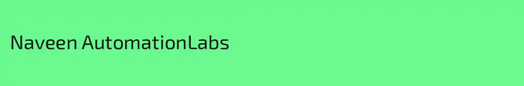 Naveen AutomationLabs